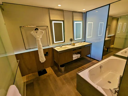 Bathroom at the Andaz Delhi in India