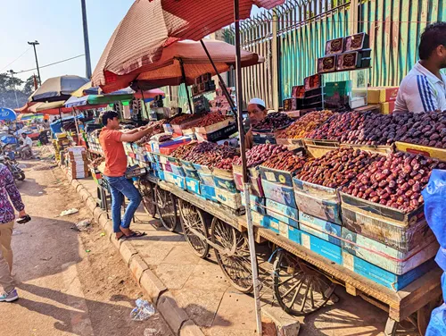 Chandni Chowk in Delhi in India