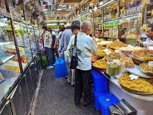 Gadodia Market (Asia's Largest Spice Market) in Chandni Chowk in Delhi in India