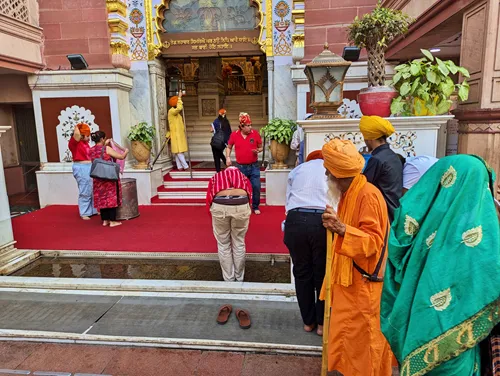 Gurudwara Sis Ganj Sahib in Chandni Chowk in Delhi in India