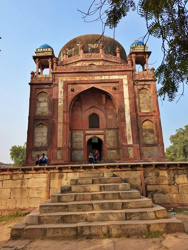 Barber's Tomb (Nai ka Gumbad) at Humayun’s Tomb in Delhi in India