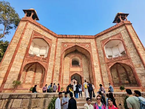 West Gate at Humayun’s Tomb in Delhi in India