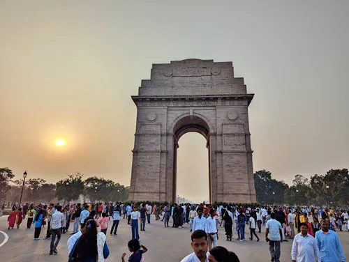 India Gate in Delhi in India