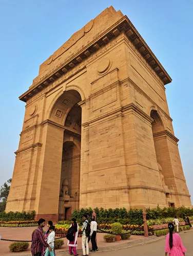 India Gate in Delhi in India