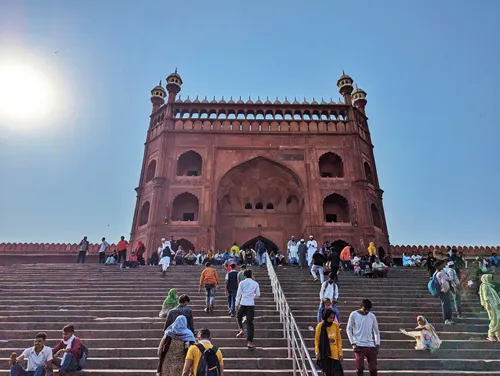 Jama Masjid in Delhi in India
