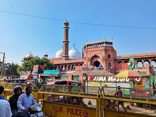 Jama Masjid in Delhi in India
