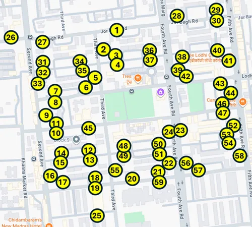 Self-Guided Tour To 27 Fantastic Murals at Lodhi Art District in Delhi in India