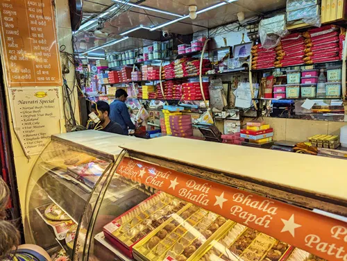 Paranthe Wali Gali (Street of Parathas) in Chandni Chowk in Delhi in India
