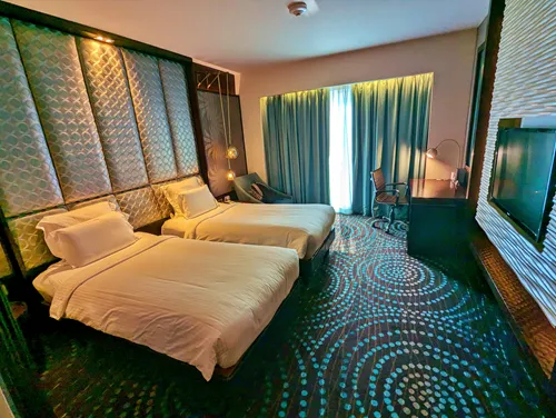 Bedroom at the Pullman New Delhi Aerocity in India