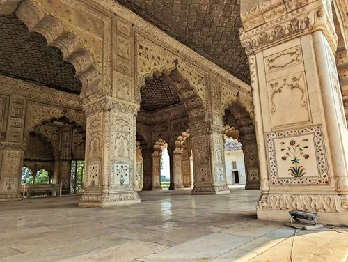 Diwan i-Khas at Red Fort (Lal Qila) in Delhi in India