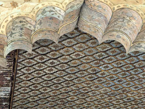 Diwan-i-Khas (Hall of Private Audience) in the Red Fort (Lal Qila) in Delhi in India