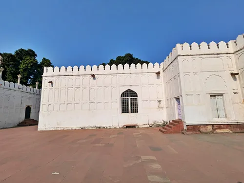 The Hammams (Royal Baths) in the Red Fort (Lal Qila) in Delhi in India