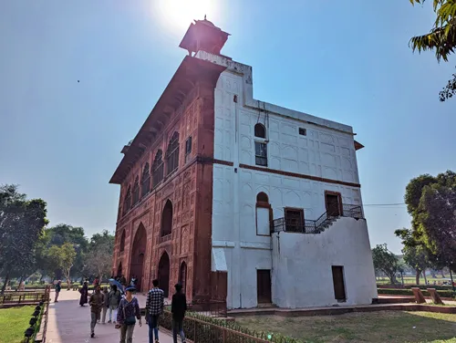 Naubat Khana (The Drum House) in the Red Fort (Lal Qila) in Delhi in India