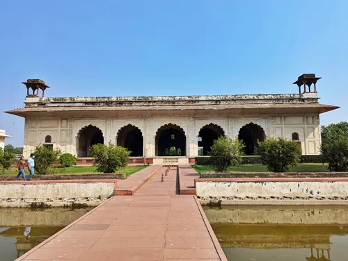 Rang Mahal (Palace of Colors) in the Red Fort (Lal Qila) in Delhi in India