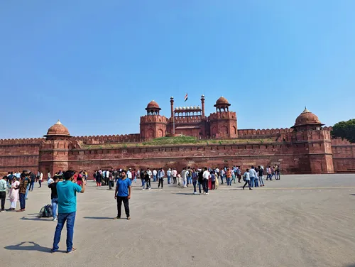 Red Fort (Lal Qila) in Delhi in India