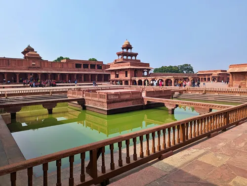Anup Talao at Fatehpur Sikri Fort between Agra and Jaipur in India