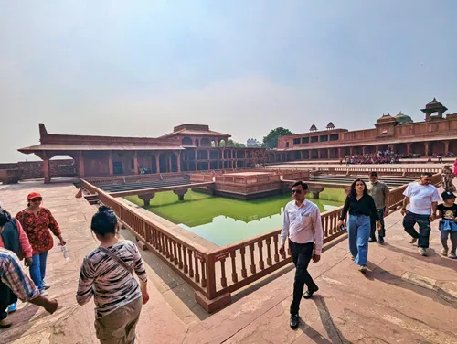 Anup Talao at Fatehpur Sikri Fort in India