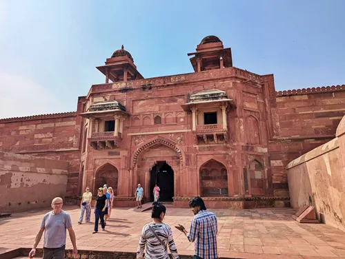 Jodhbai's Palace at Fatehpur Sikri Fort in India