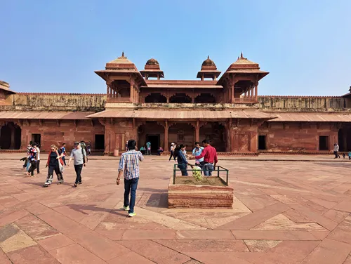 Jodhbai's Palace at Fatehpur Sikri Fort in India