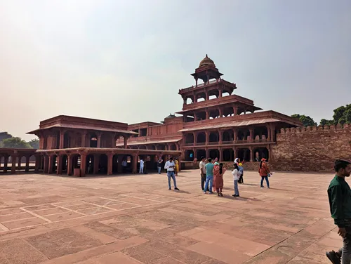 Panch Mahal at Fatehpur Sikri Fort in India