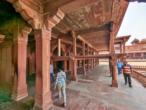 Panch Mahal at Fatehpur Sikri Fort in India
