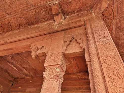 Turkish Sultana's Palace at Fatehpur Sikri Fort in India
