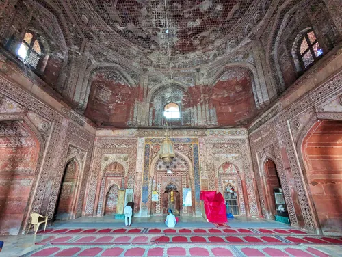 The Iwan (Sanctuary Portal) at Jama Masjid at Fatehpur Sikri Fort in India