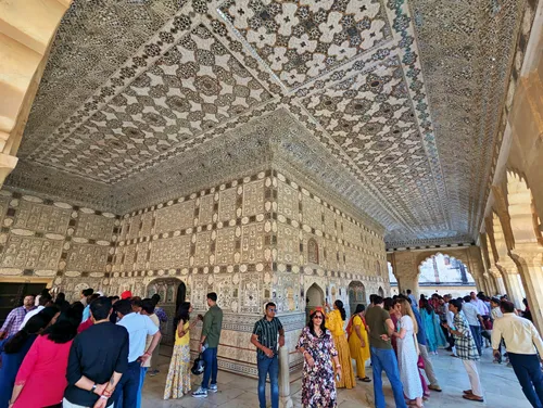 Diwan-i-Khas in Amber Palace in Jaipur in India
