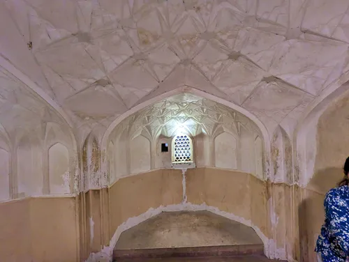 Hammam (Royal Bathhouse) in Amber Palace in Jaipur in India