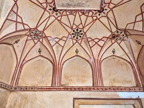 Hammam (Royal Bathhouse) in Amber Palace in Jaipur in India