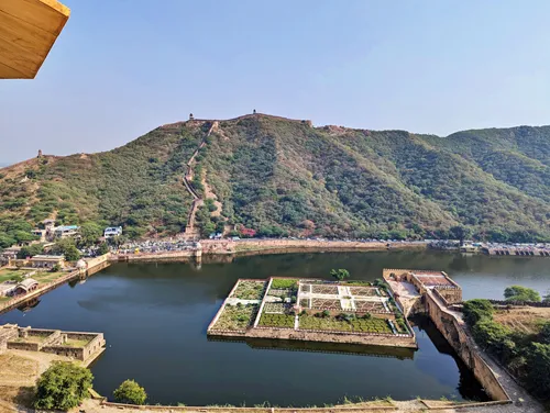Kesar Kyari Garden in Amber Palace in Jaipur in India