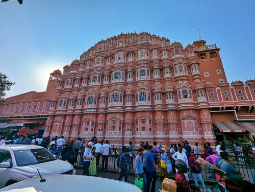 Hawa Mahal (Palace of the Winds) in Jaipur in India