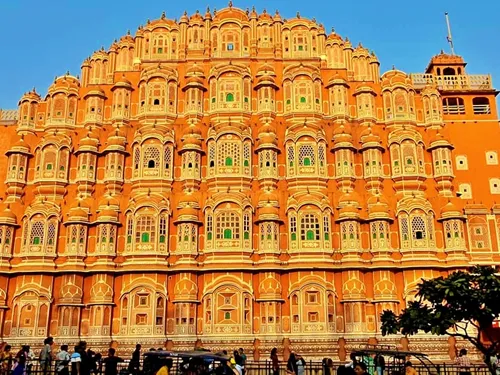Hawa Mahal (Palace of the Winds) in Jaipur in India