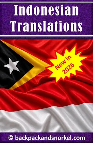 New Indonesian Backpack and Snorkel Travel Guides - Purple Travel Guides in Arabic