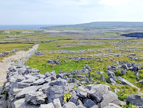 Dún Aonghasa – Cliff Fort on Inis Mór in the Aran Islands  in Ireland