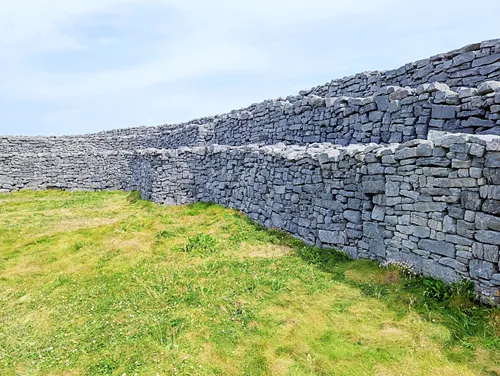 Dún Aonghasa – Cliff Fort on Inis Mór in the Aran Islands  in Ireland
