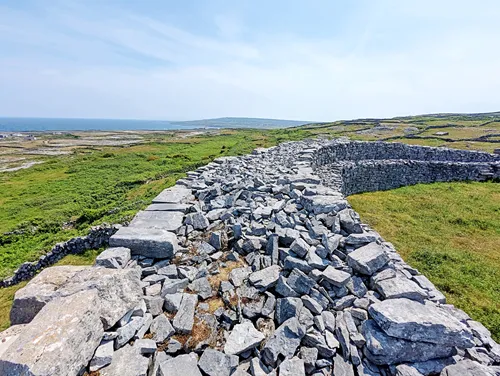 Dún Eoghanachta – Ring Fort on Inis Mór in the Aran Islands in Ireland