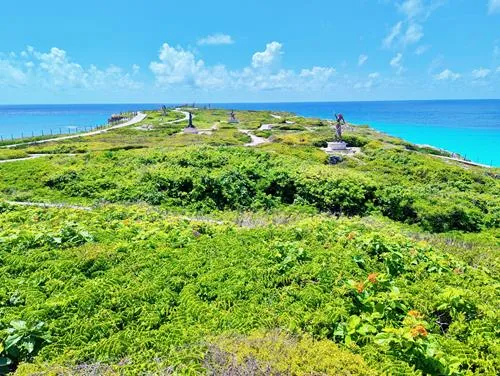 View south from Punta Sur in Isla Mujeres