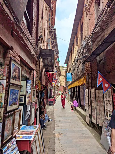 Backstreets in Bhaktapur, Kathmandu