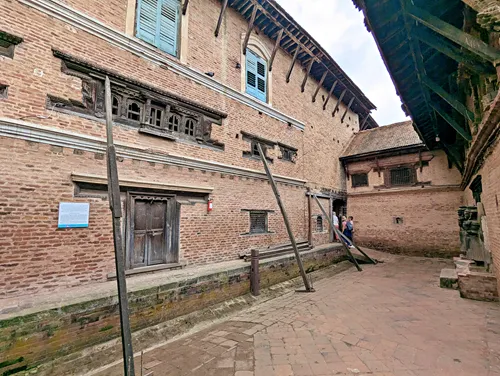 Bhairav Chowk at Thanthu Durbar in Bhaktapur Durbar Square, Kathmandu