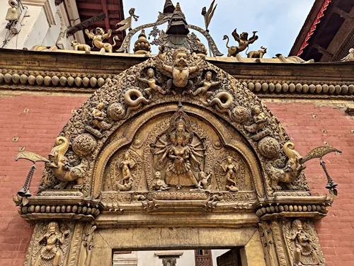 The Golden Gate in Bhaktapur Durbar Square, Kathmandu