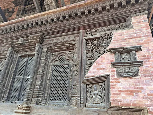 Gopinath Krishna Temple with Garuda Statue in Bhaktapur Durbar Square, Kathmandu