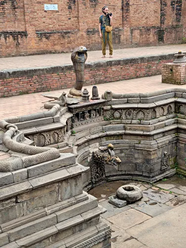 Lun Hiti / Golden Fountain in Bhaktapur Durbar Square, Kathmandu