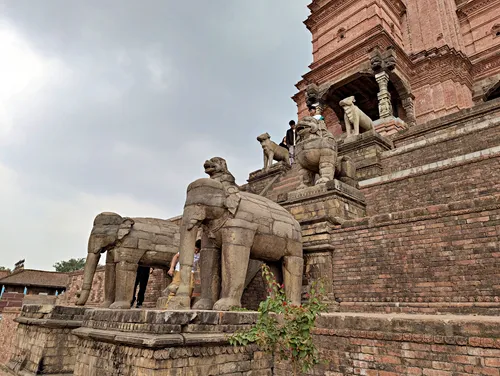 Shilu Mahadev Temple in Bhaktapur Durbar Square, Kathmandu