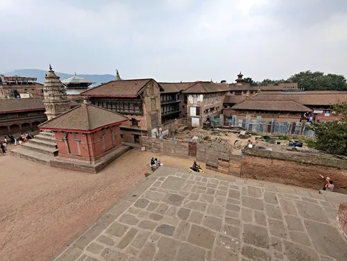 Shilu Mahadev Temple in Bhaktapur Durbar Square, Kathmandu