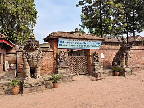 Ugrachandi & Bharib Statues in Bhaktapur Durbar Square, Kathmandu