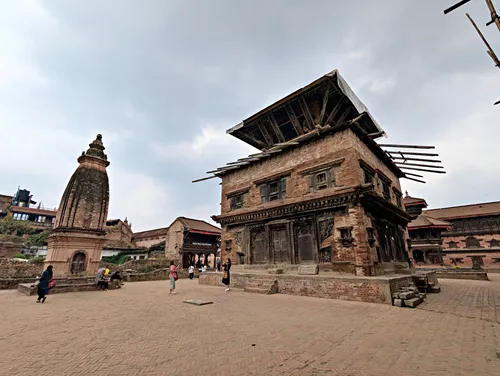 Yaksheshwar Mahadev Temple and Guhyeshwari of Bhaktapur in Bhaktapur Durbar Square, Kathmandu