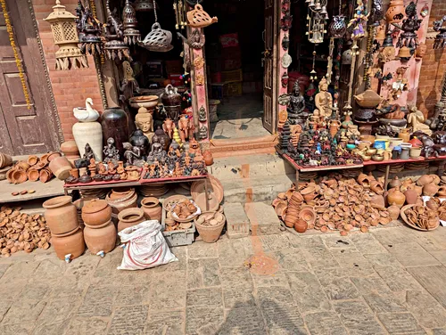 Pottery Square in Bhaktapur, Kathmandu