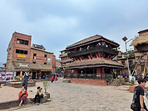 Taumadhi Square in Bhaktapur, Kathmandu