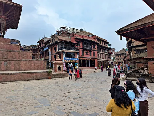 Taumadhi Square in Bhaktapur, Kathmandu